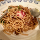 Spaghetti with Sardines, Caramelised Fennel & Onions